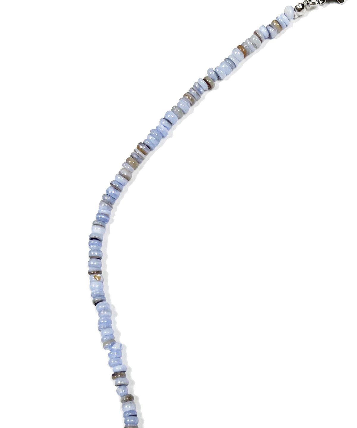 스케이터락(SK8ER ROCK) Starfish Pearl Rondelle Necklace (paleblue)