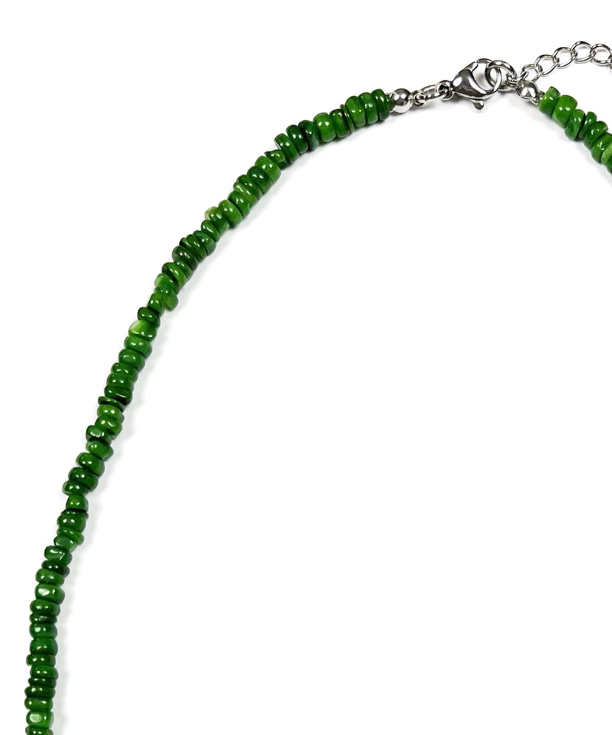 스케이터락(SK8ER ROCK) Starfish Pearl Rondelle Necklace (Green)