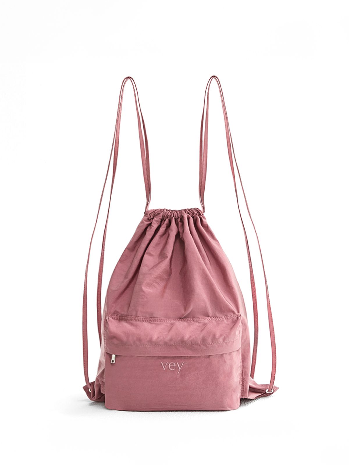 베이(VEY) Shine String Backpack (MutedPink)