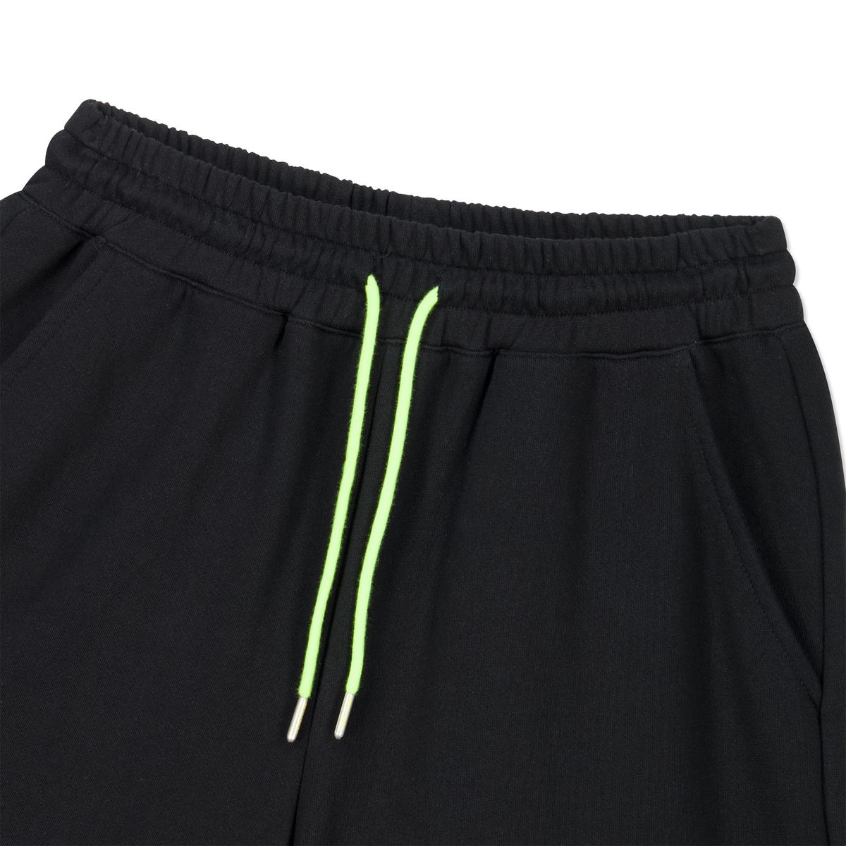 베루툼(VERUTUM) 세리프 아치 로고 스웻 반바지 우먼 블랙