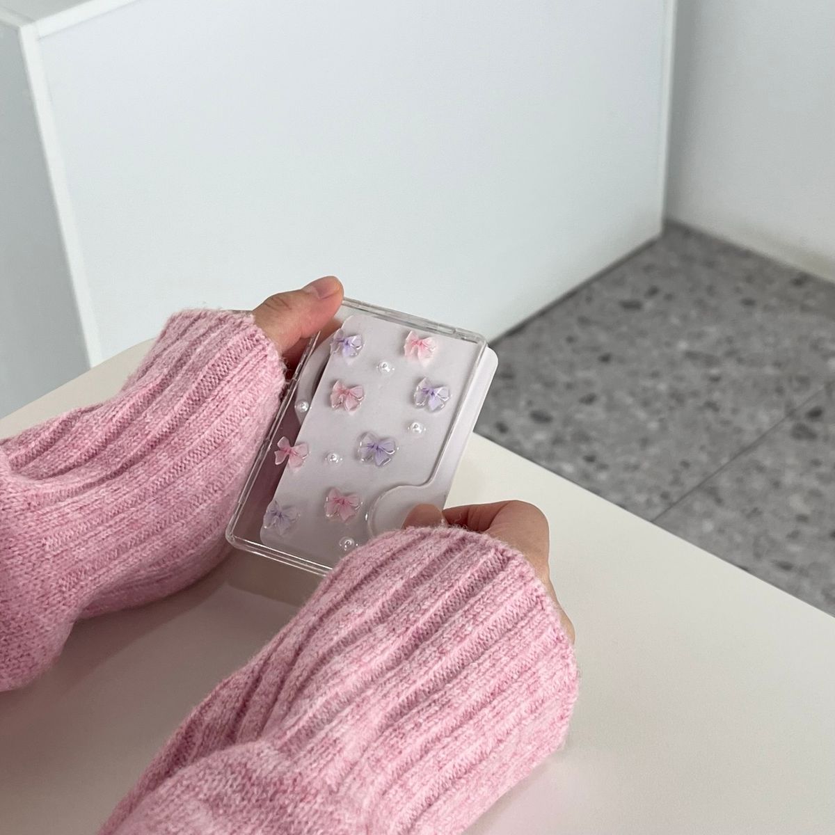 크림비(CREAMBEE) spring ribbon [레진 맥세이프 카드지갑]