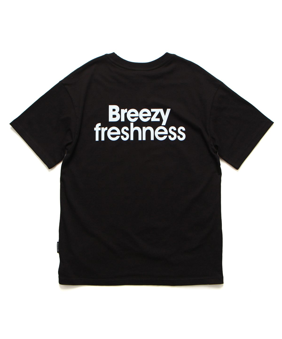 앱놀머씽(ABNORMALTHING) BREEZY 티셔츠 블랙 (BREEZY T-SHIRT BLACK)