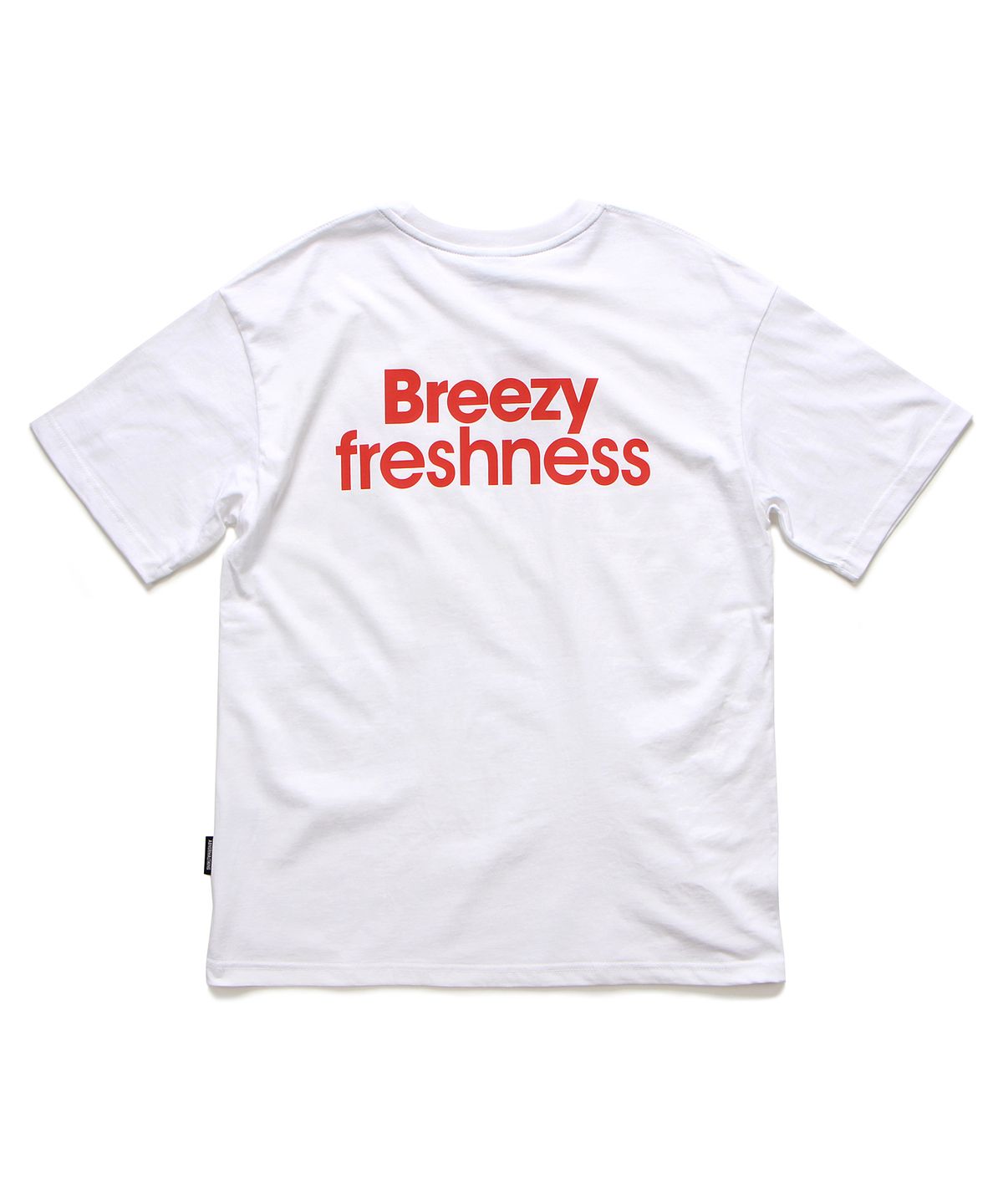 앱놀머씽(ABNORMALTHING) BREEZY 티셔츠 화이트 (BREEZY T-SHIRT WHITE)