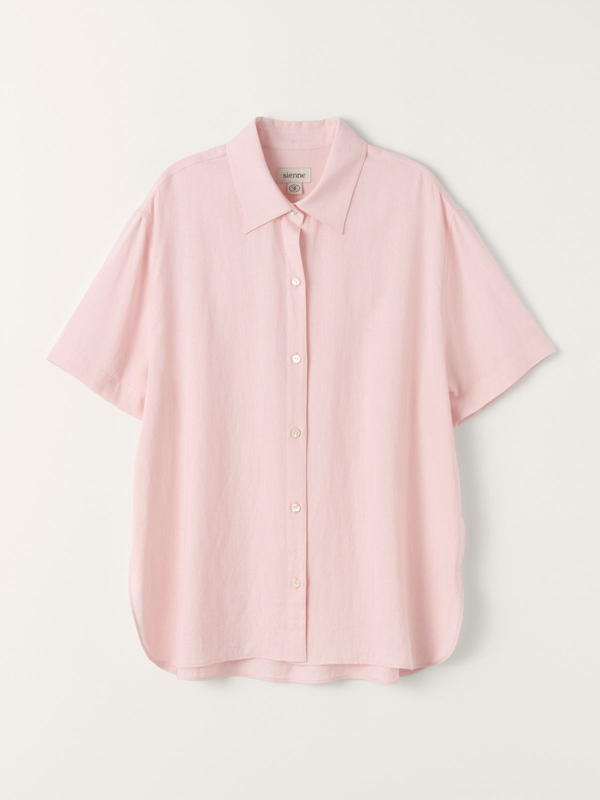 시엔느(SIENNE) Amanda Linen Shirt (Light Pink)