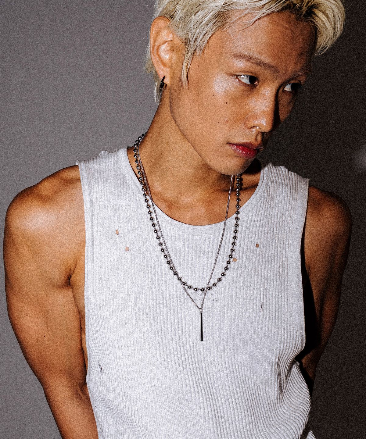 스칼렛또블랙(SCALETTOBLACK) SBM002 Steel ball Necklace