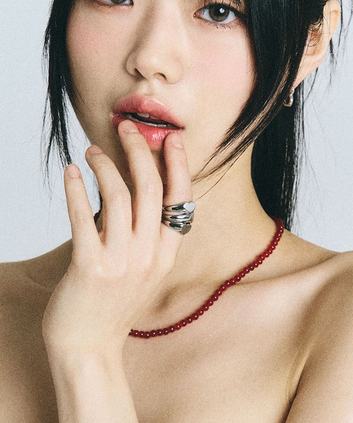 스칼렛또(SCALETTO) SBW020 Flat heart ring