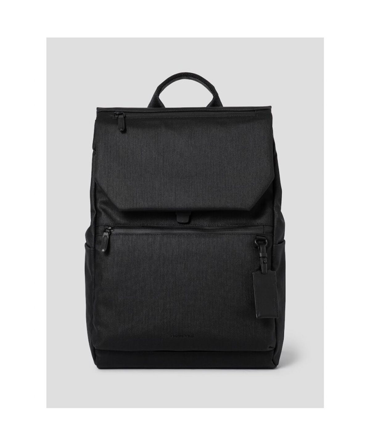 빈폴 액세서리(BEANPOLE ACCESSORY) 디노 미디엄 플랩 백팩 - 블랙