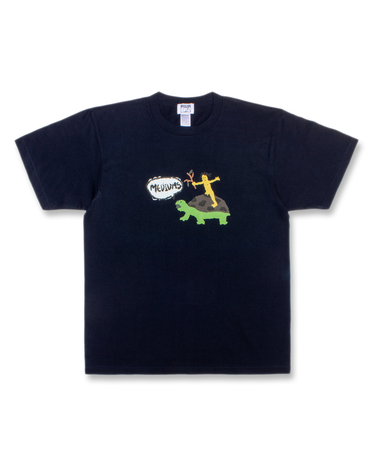 미디엄스(MEDIUMS) Turtle Taxi Tee - Navy (거북이 택시)