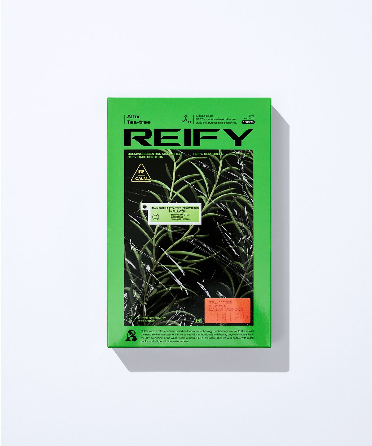 레이파이(REIFY) 아픽스 티트리 마스크 1box (5매)