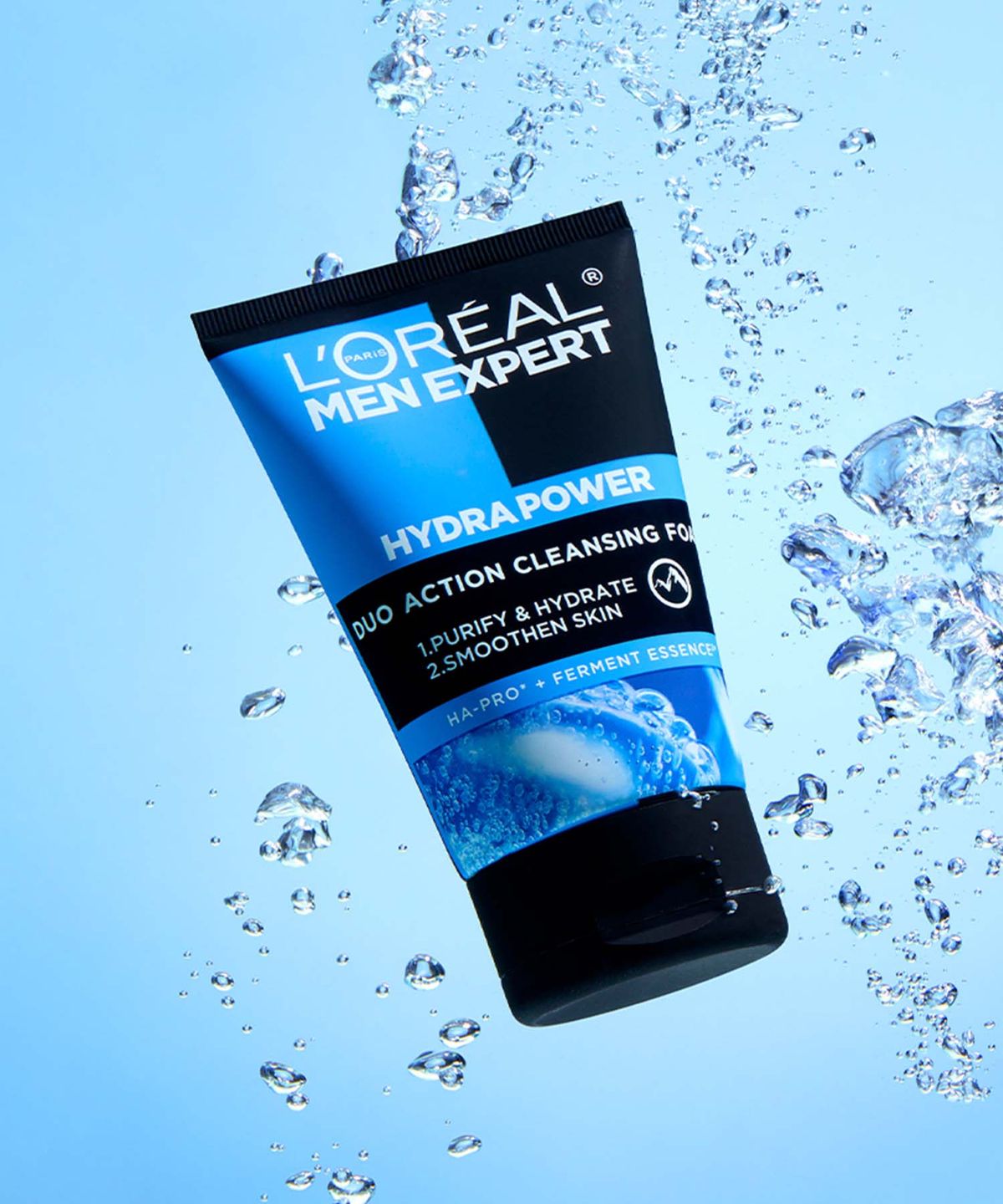 로레알파리(LOREALPARIS) [2 pack] 맨 이드라 파워 듀오 폼 100ml(+증정 듀오폼50ml+멀티액션 미니 22ml+밀키 로션 미니 22ml)