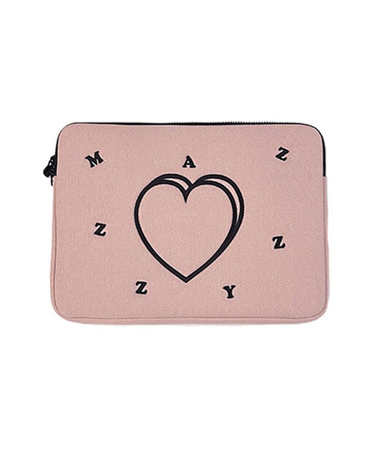 마찌(MAZZZZY) signature heart laptop pouch (indi pink)(13inch/15inch)