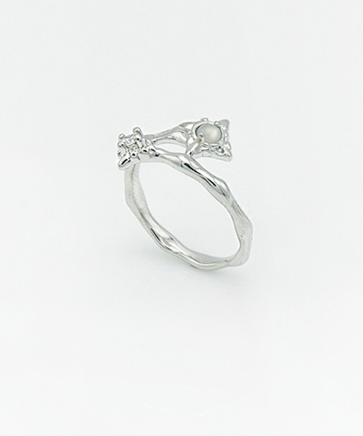 랜덤오프(RANDOMOFF) [2PACK][Silver] Open Ring (11종 모음 택2)