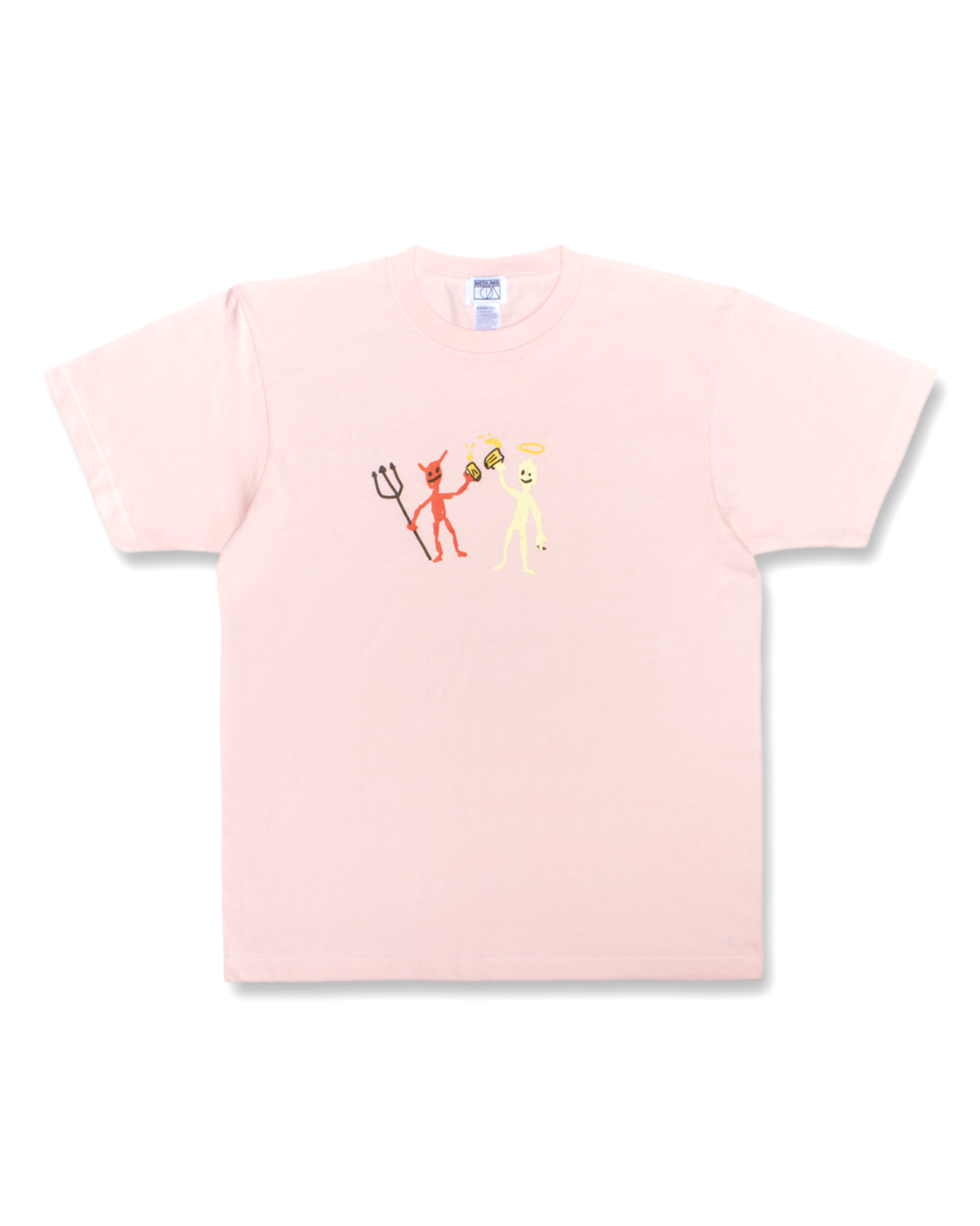 미디엄스(MEDIUMS) Cheers Tee - Light Pink (치얼스)