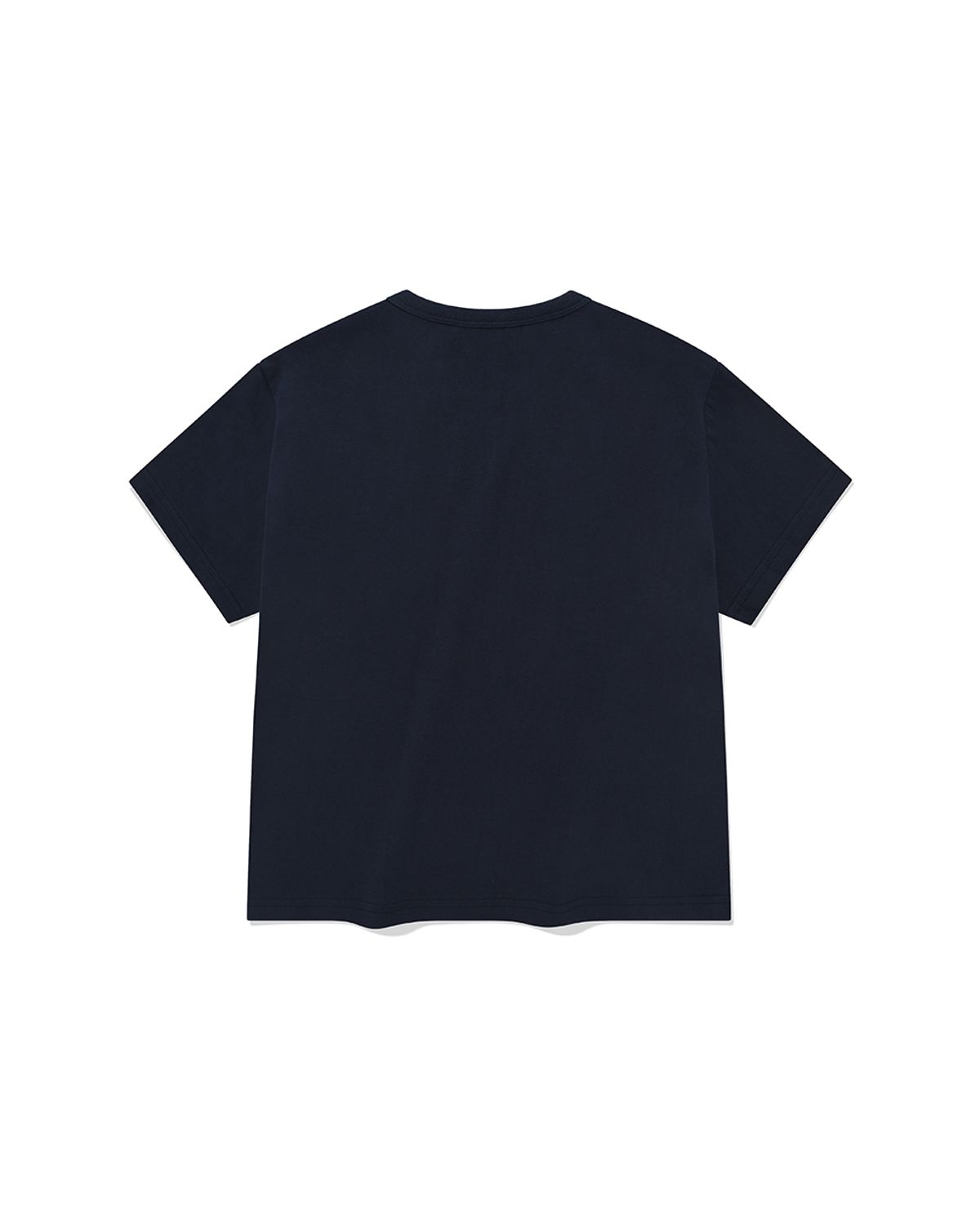 카락터(KARACTOR) (W) Stamp crop half T-shirts / Navy