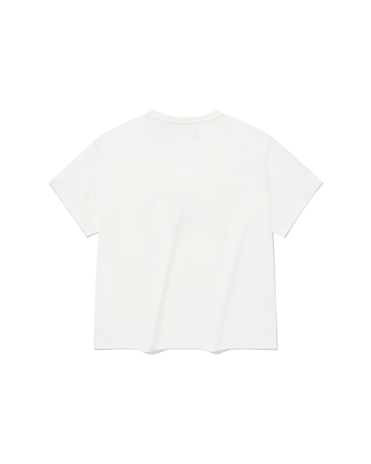 카락터(KARACTOR) (W) Stamp crop half T-shirts / Off White