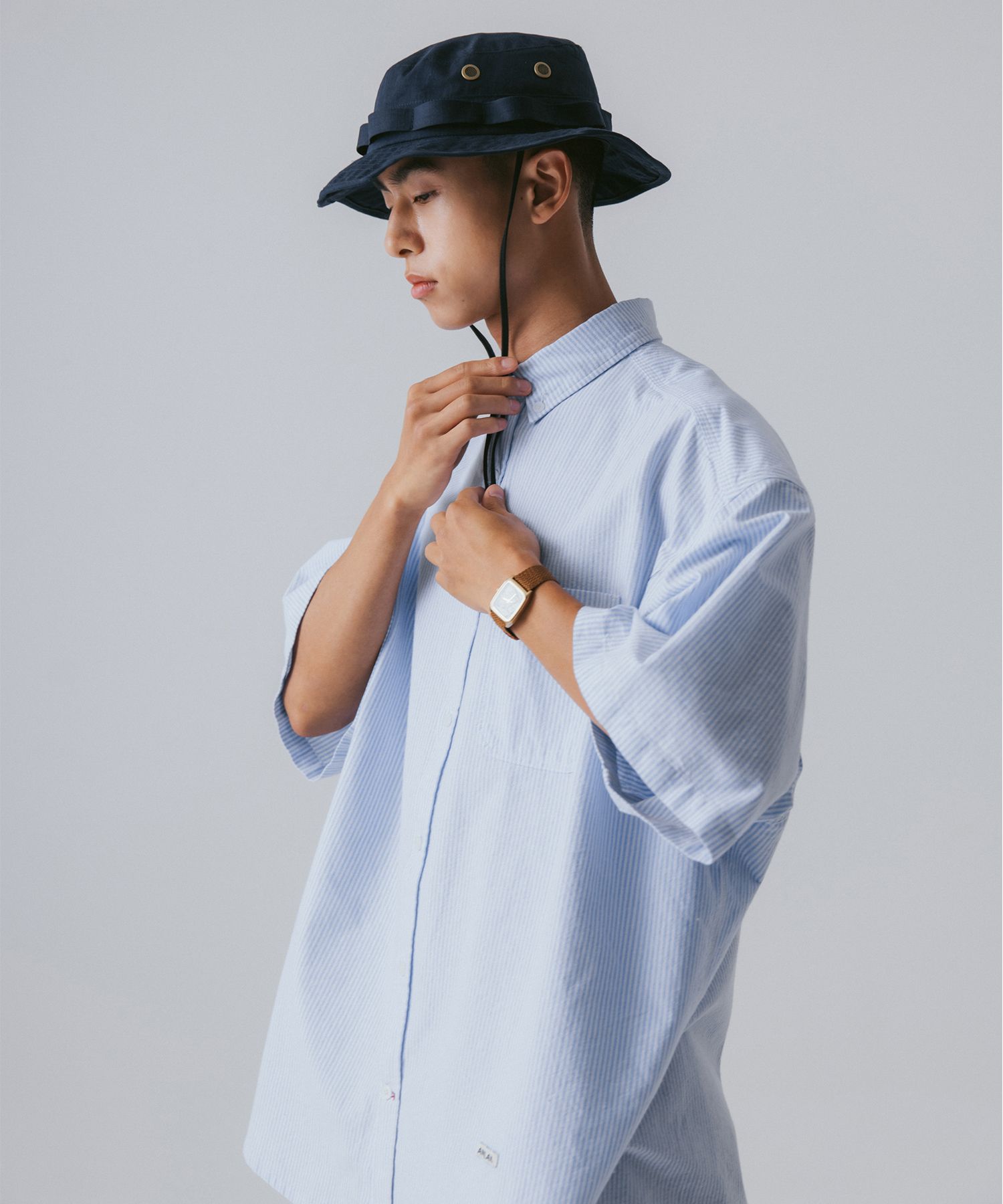 【ANGLAN】24SS★ [AG] Ribstop Boonie Hat MUSINSA | ANGLAN Ribstop Boonie Hat - Navy