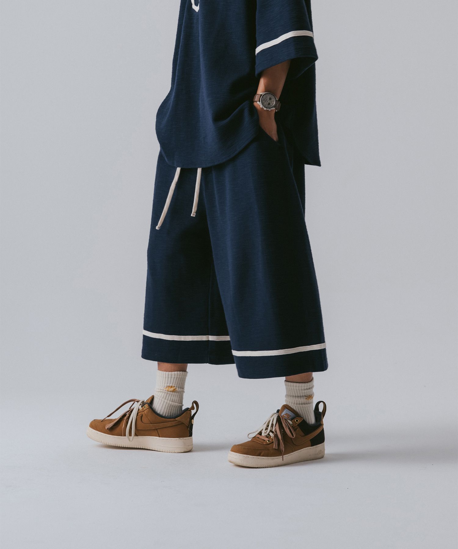 【ANGLAN】24SS★ [AG] Baseball Half Pants MUSINSA | ANGLAN Baseball Half Pants - Navy