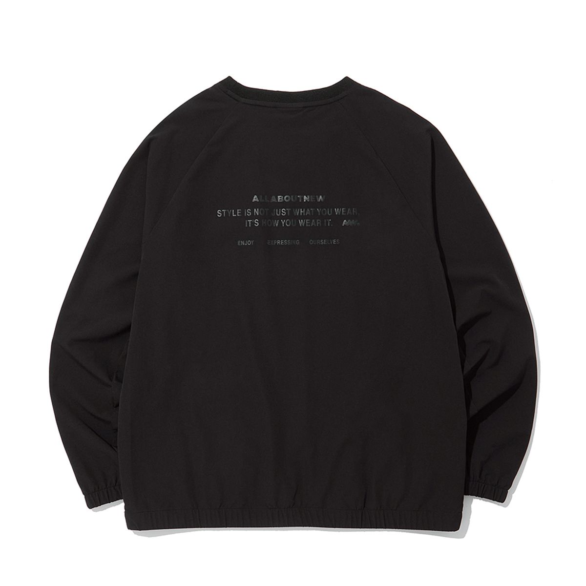 올어바웃뉴(ALL ABOUT NEW) 라운드 아노락 블랙 INY3XM22ABK