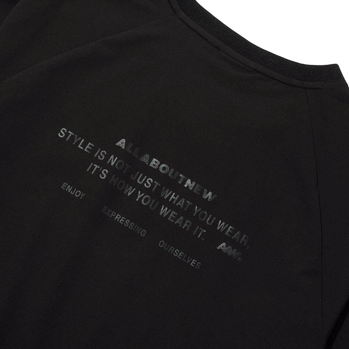 올어바웃뉴(ALL ABOUT NEW) 라운드 아노락 블랙 INY3XM22ABK