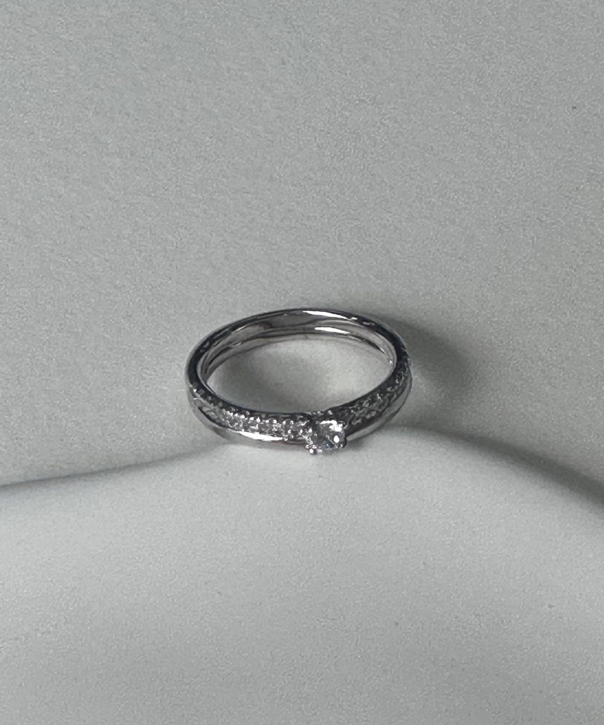 바라두(BARADU) 925 Two line promise ring