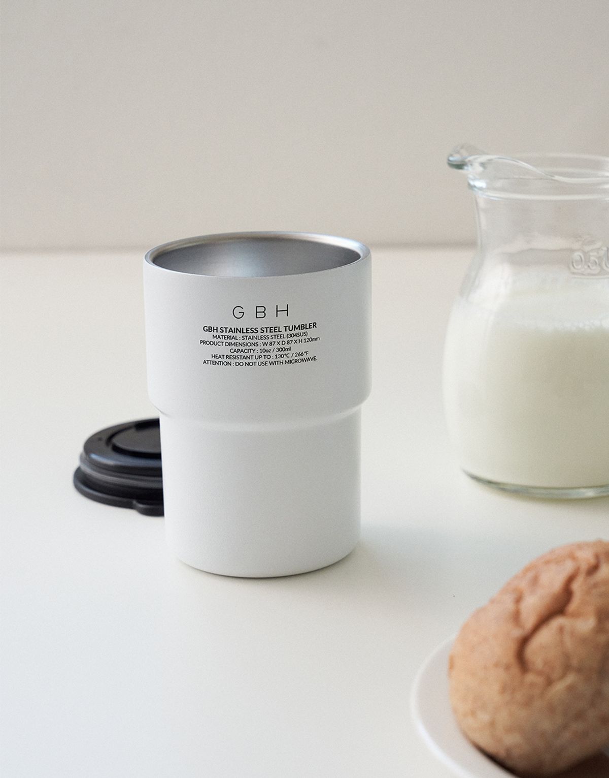 지비에이치 홈(GBH HOME) STAINLESS STEEL TUMBLER WHITE 텀블러