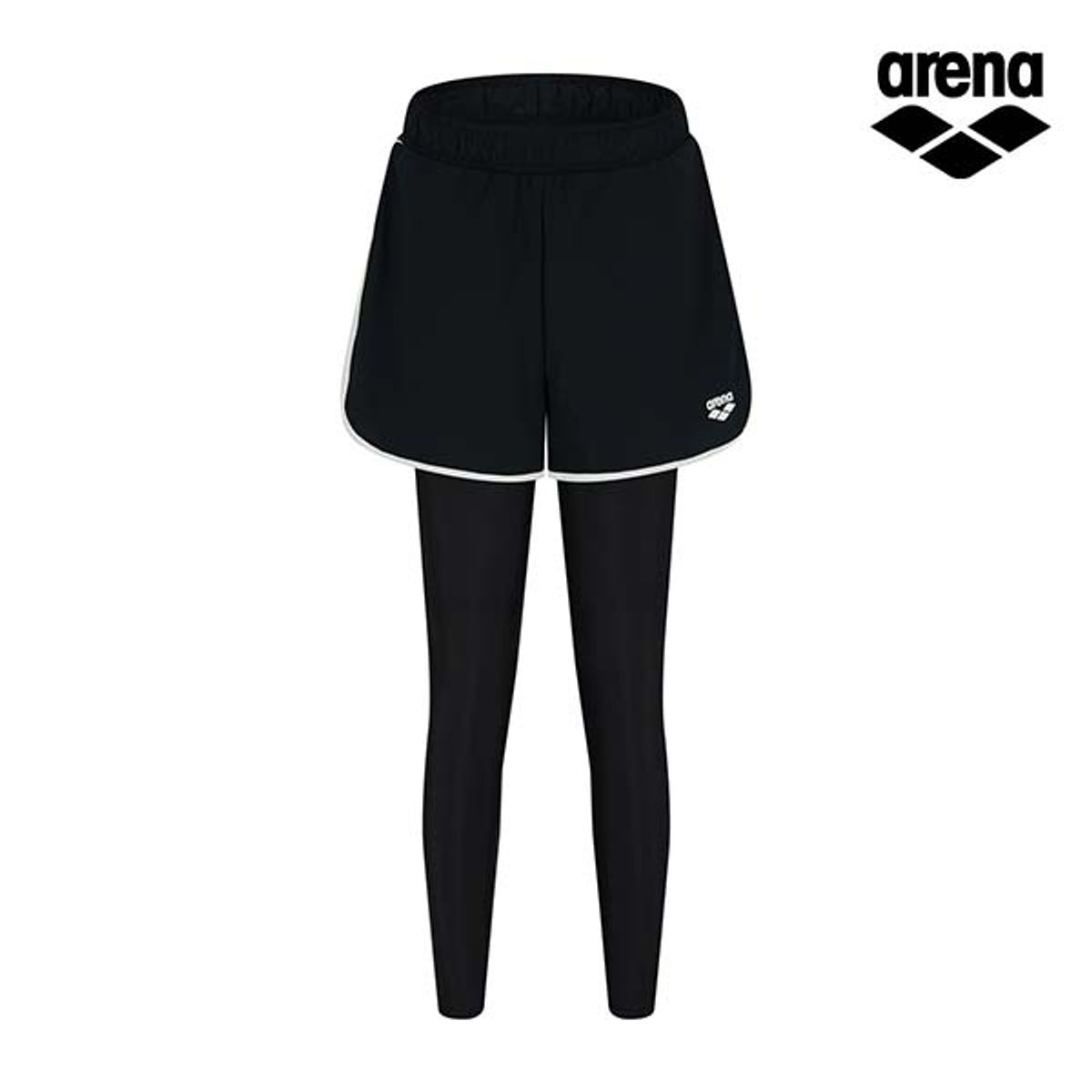 아레나 키즈(ARENA KIDS) 주얼 주니어 9부 레깅스 팬츠 A4BG1GE83BLK