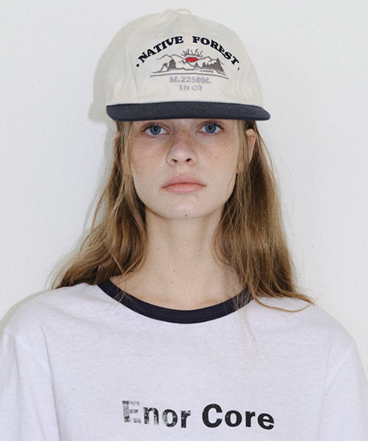 엔오르(EN OR) NATIVE FOREST ENOR BALL CAP - CONTRAST IVORY