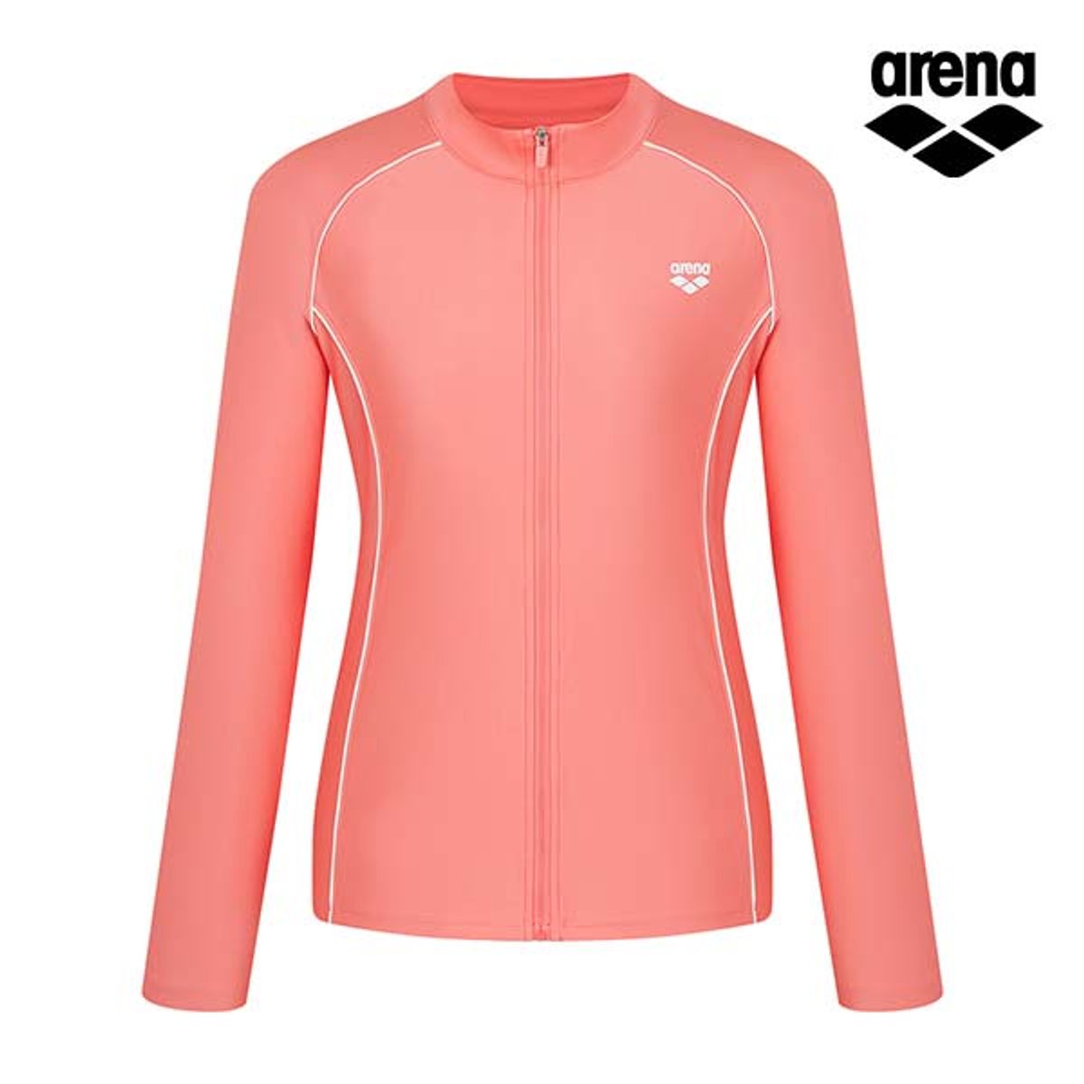 아레나(ARENA) 엑티브 릴렉스핏 집업 래쉬가드 A4BL1QR48COR