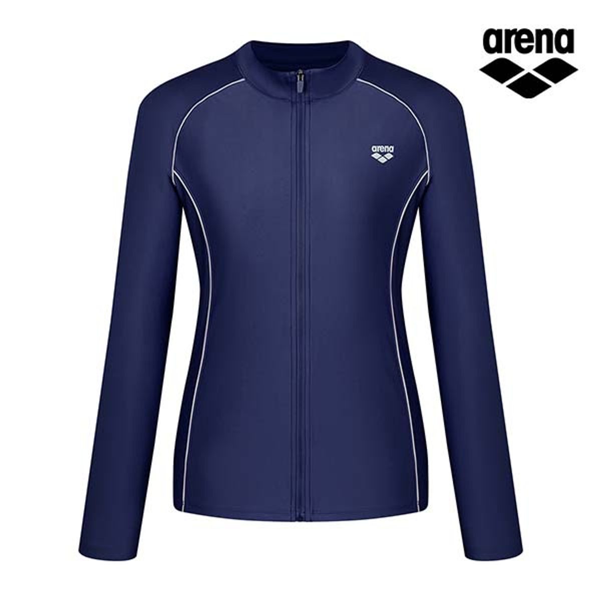 아레나(ARENA) 엑티브 릴렉스핏 집업 래쉬가드 A4BL1QR48DPL