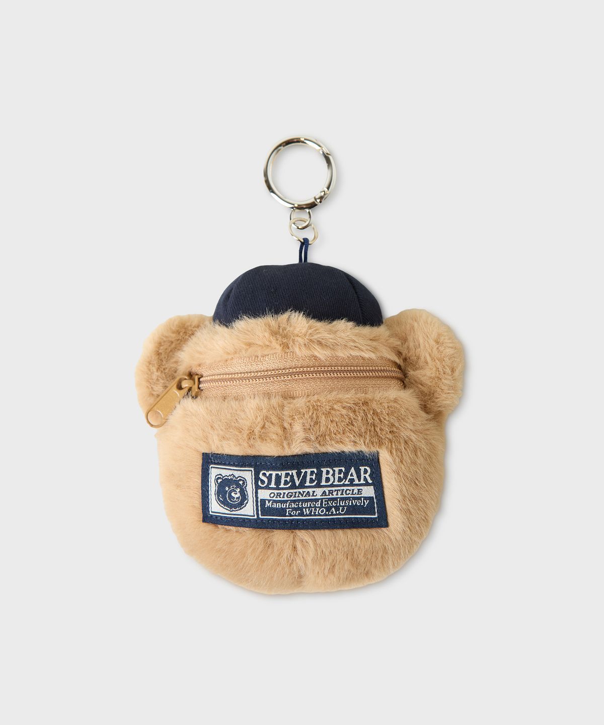 후아유(WHO.A.U) Fluffy Steve Mini Pouch Charm / WHAQG4911A