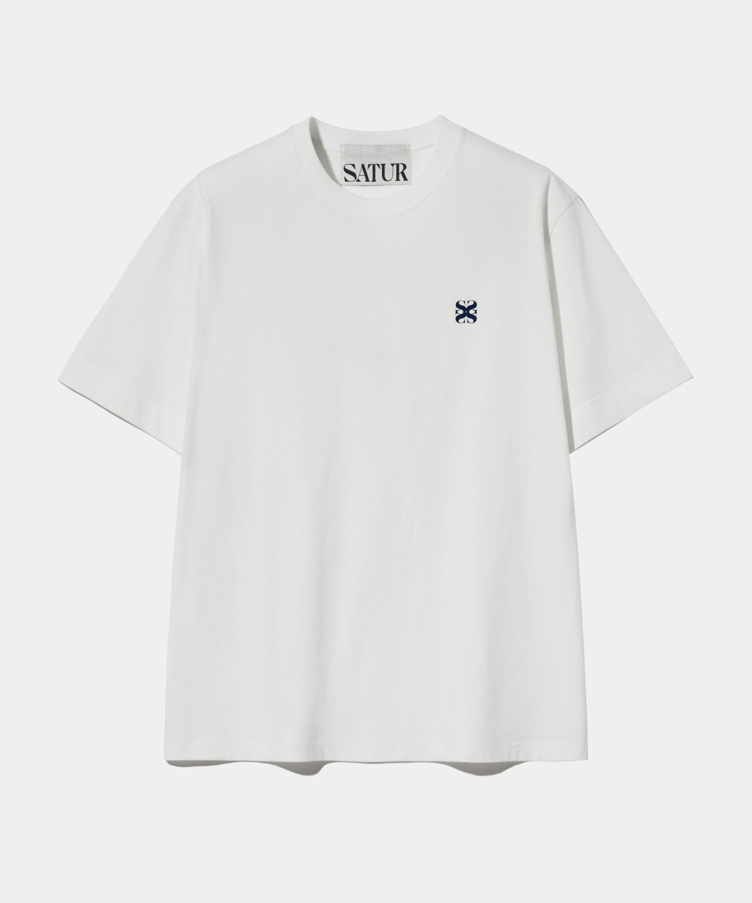 MUSINSA公式 | SATUR Classic Logo Short Sleeve T-Shirt