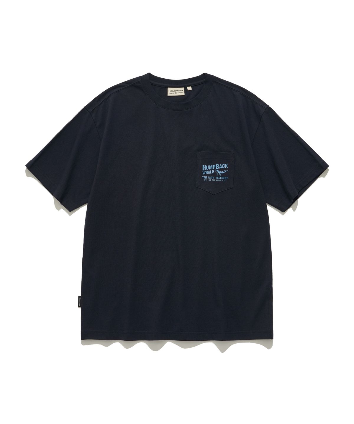 힐리먼트(HELEMENT) 험프백 포켓 반팔티셔츠 (NAVY)