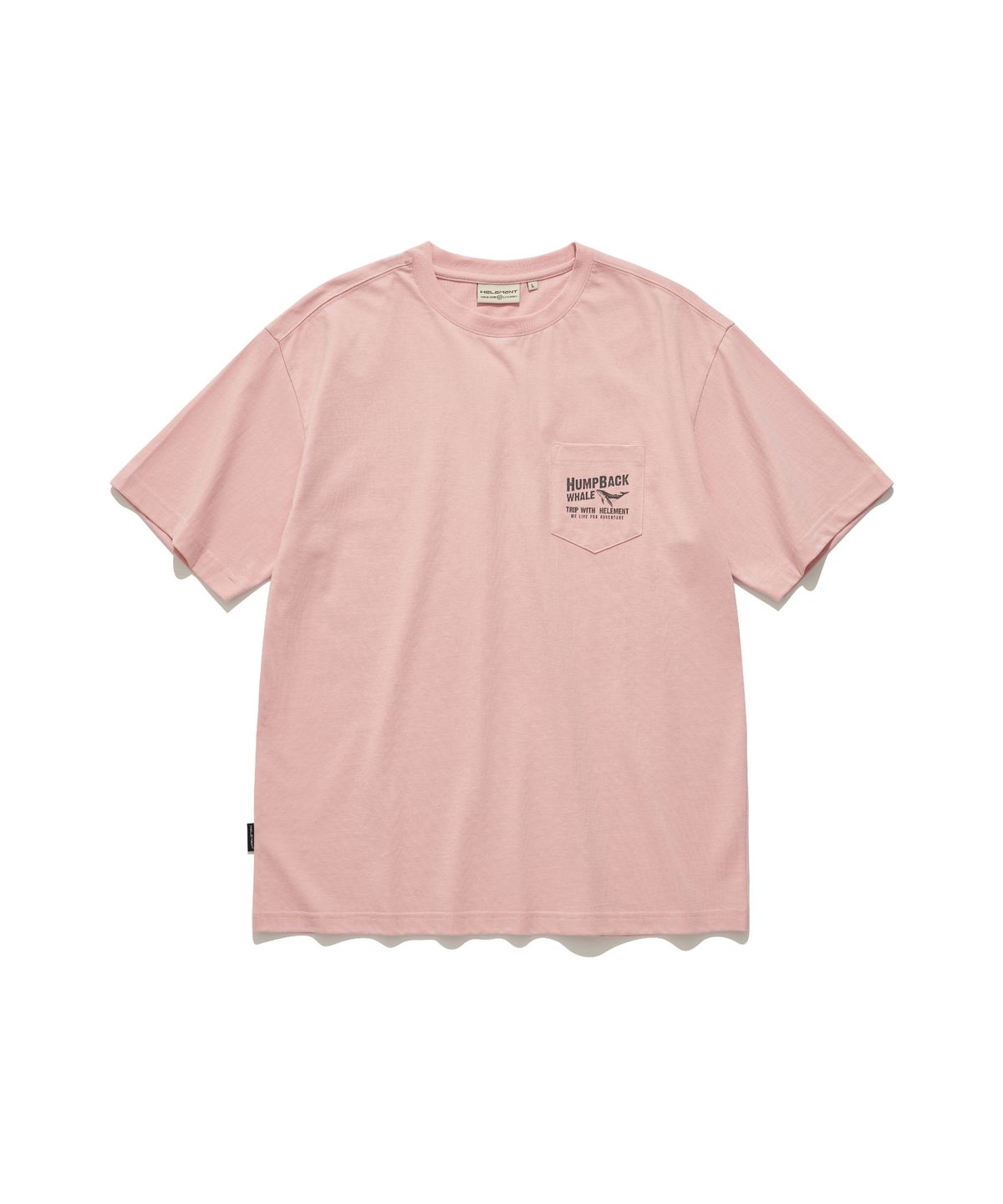힐리먼트(HELEMENT) 험프백 포켓 반팔티셔츠 (PINK)