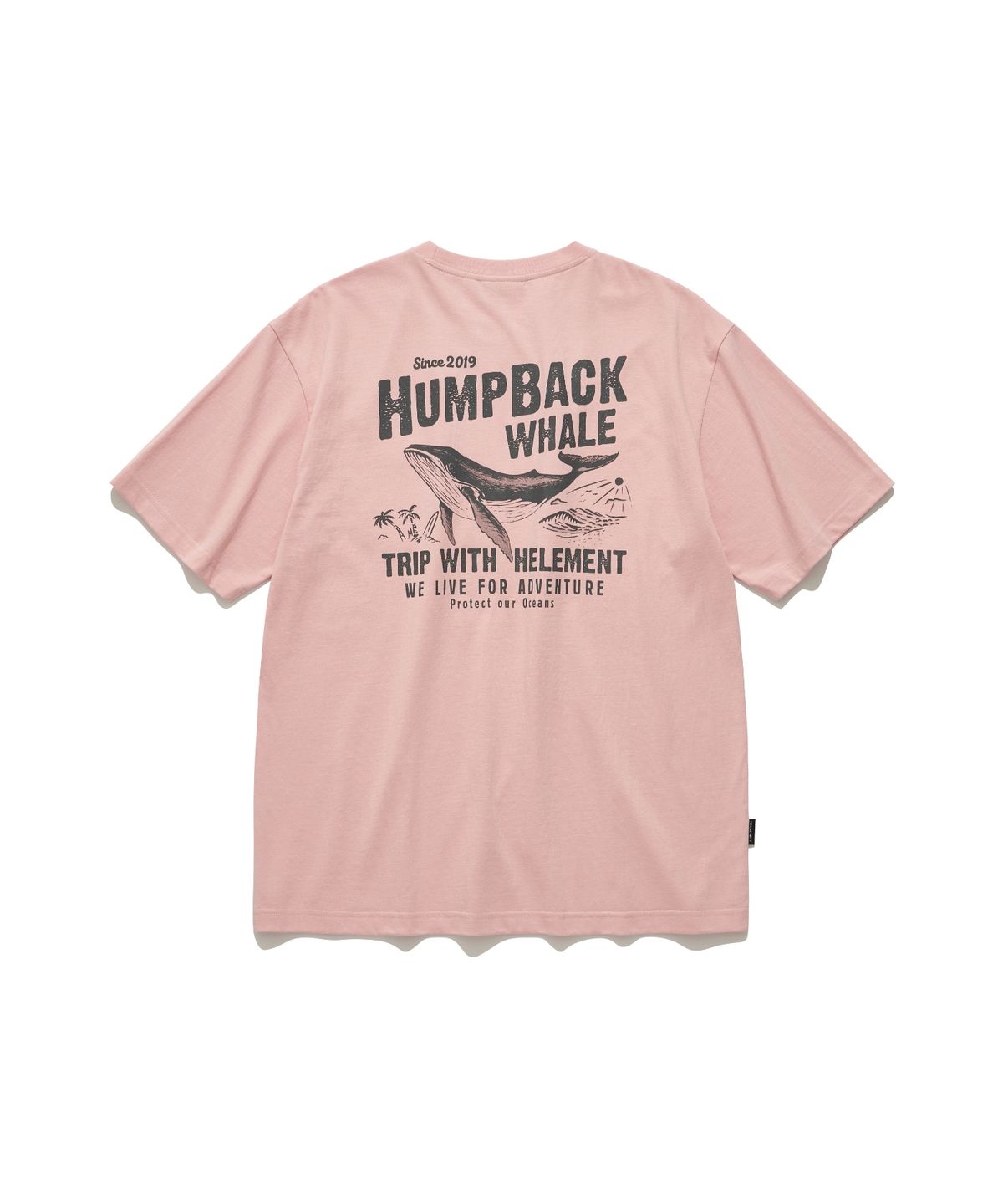 힐리먼트(HELEMENT) 험프백 포켓 반팔티셔츠 (PINK)