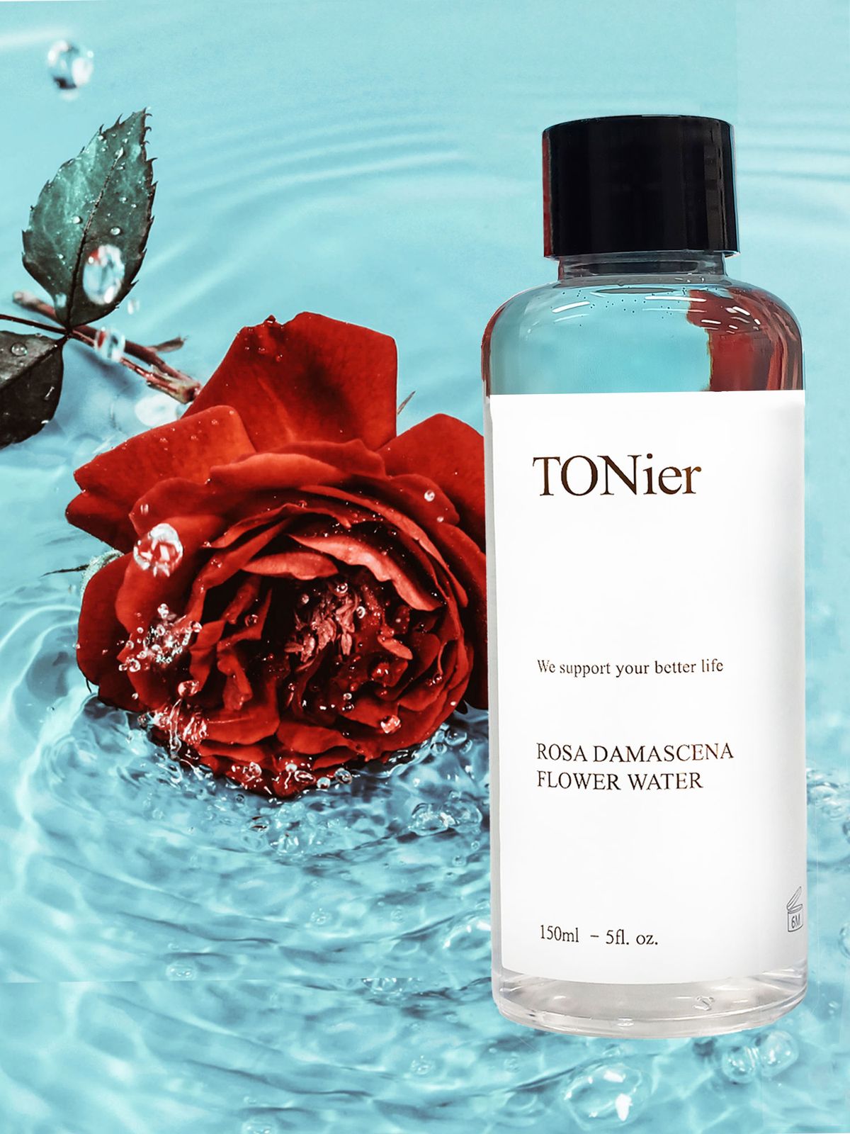 토니어(TONIER) 장미꽃수 여성스킨 수분 로즈워터 150ml