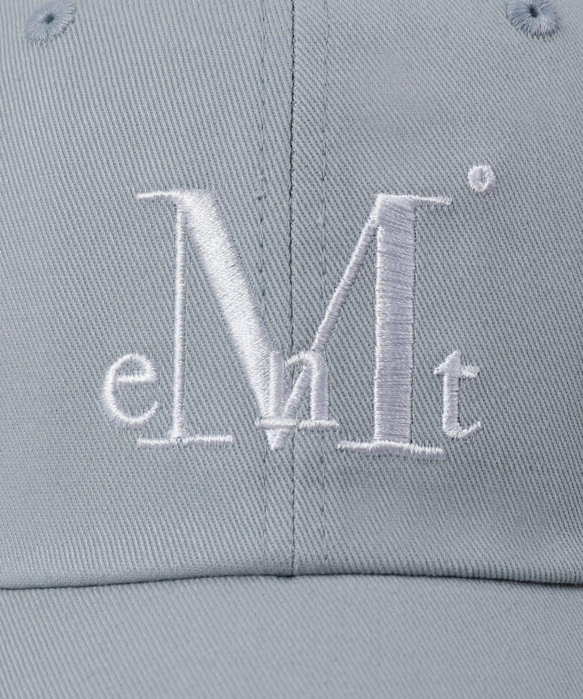 무센트(MUCENT) 시그니처 볼캡 (그레이쉬 블루)