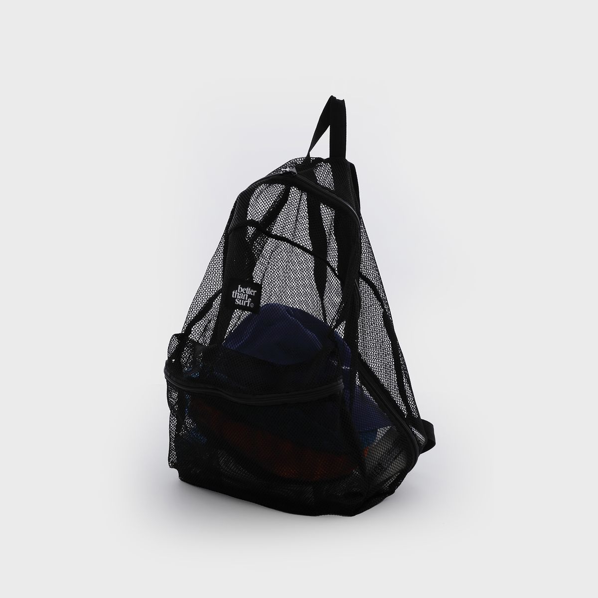 배러댄서프(BETTER THAN SURF) MESH BACKPACK - BLACK