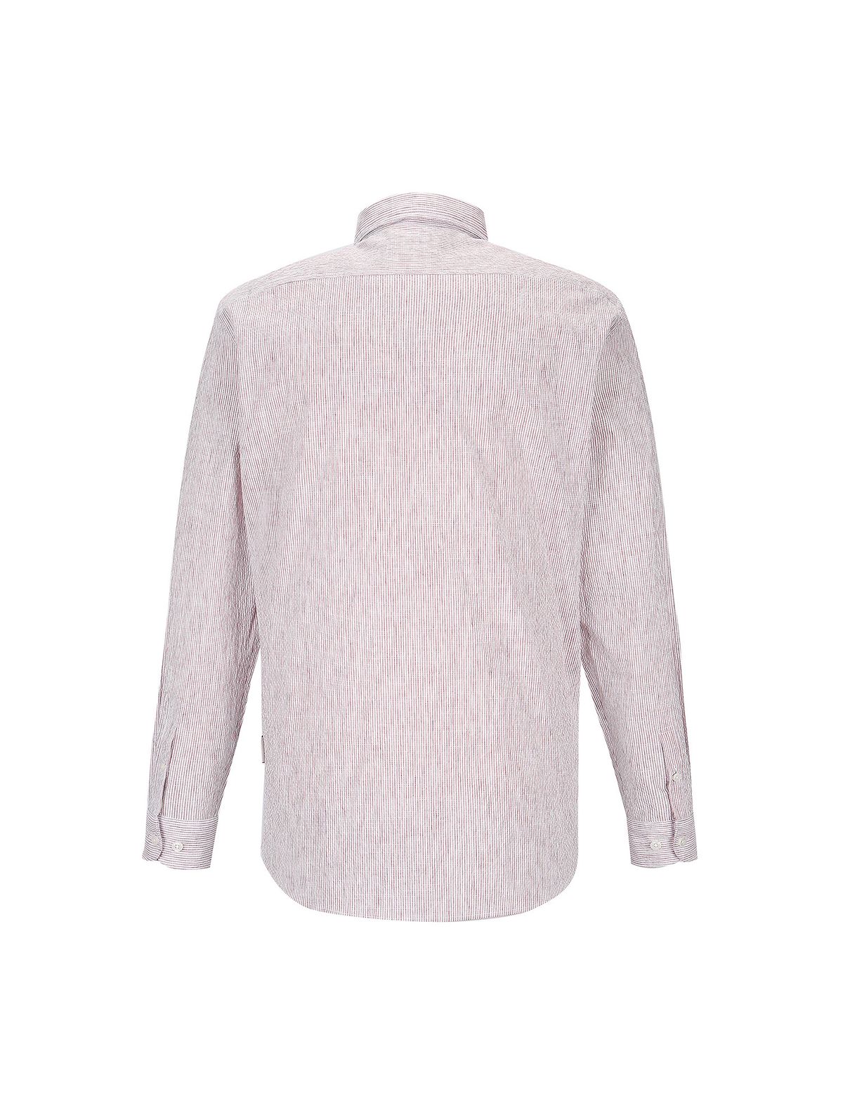 페라로 밀라노(FERRAROMILANO) 마이크로 세로 스트라이프 셔츠 핑크 (AMSEWS10171)