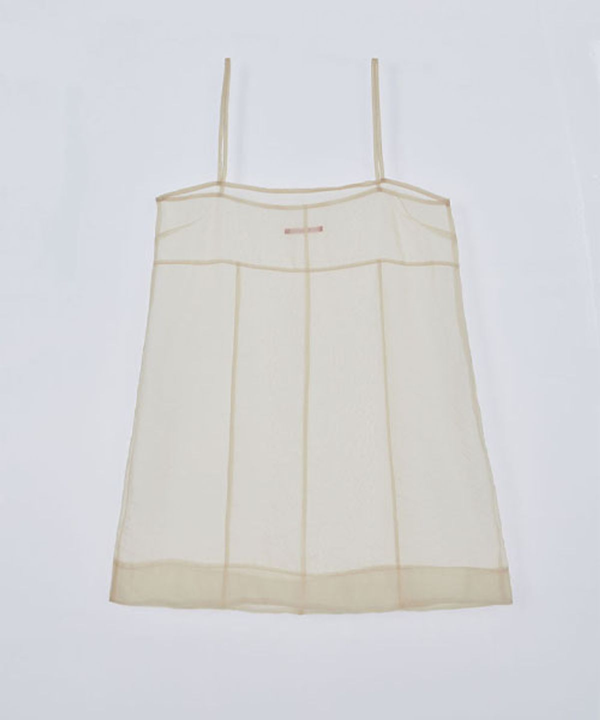 헤인트(HAINT) SHINE LAYERED MINI DRESS_2COLORS_CREAM