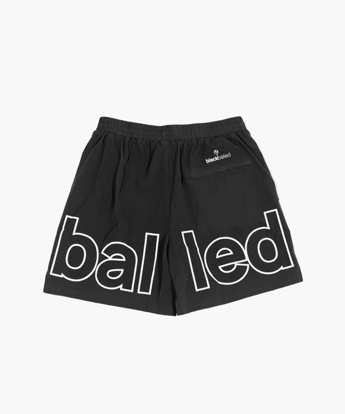 블랙볼드(BLACKBALLED) 링크 숏팬츠 BLACK