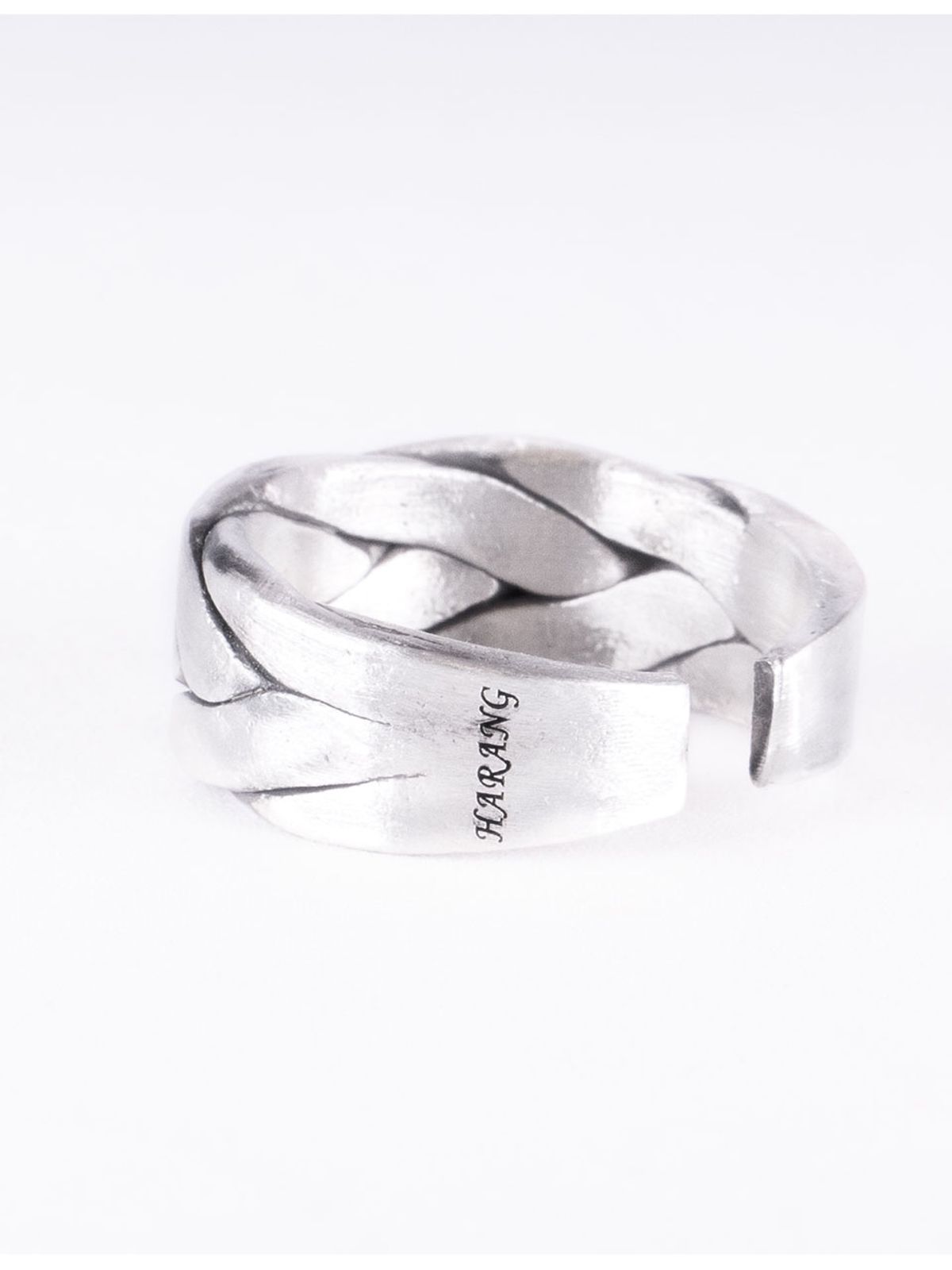 하랑(HARANG) HR 220R_Silver Flat Braid Ring