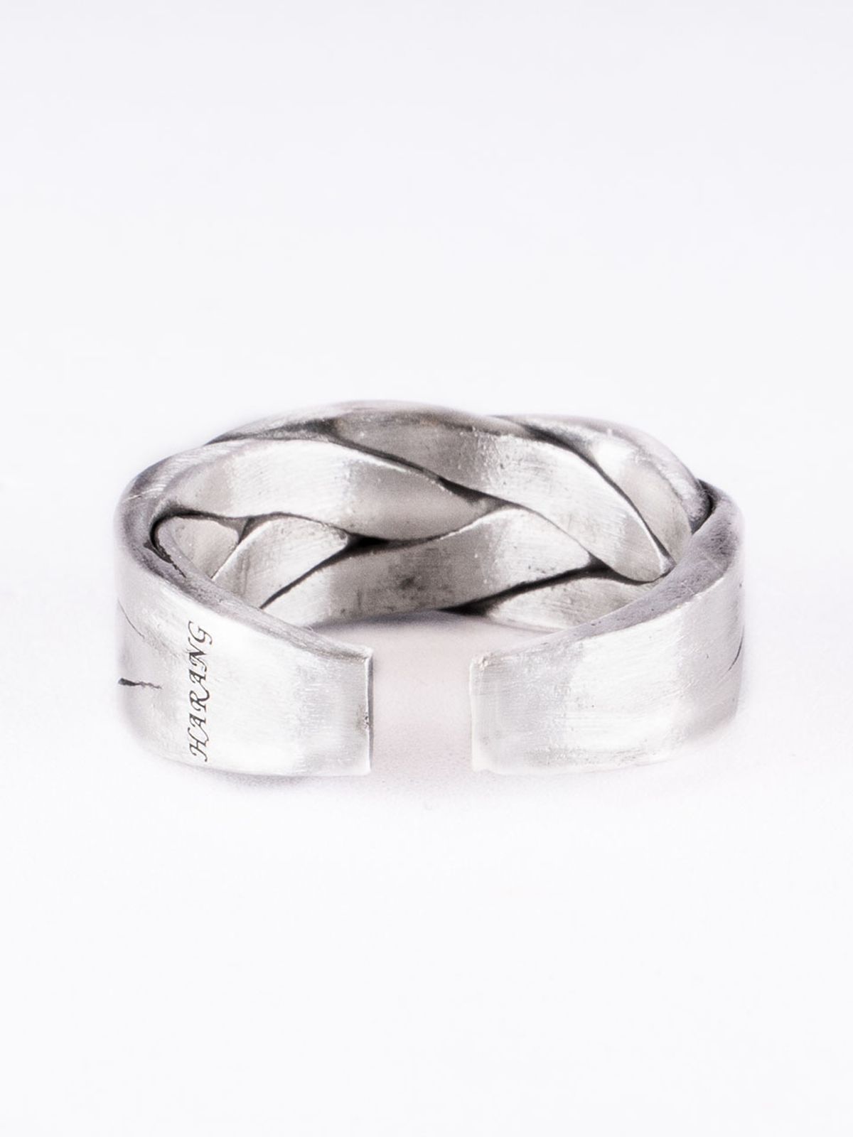 하랑(HARANG) HR 220R_Silver Flat Braid Ring