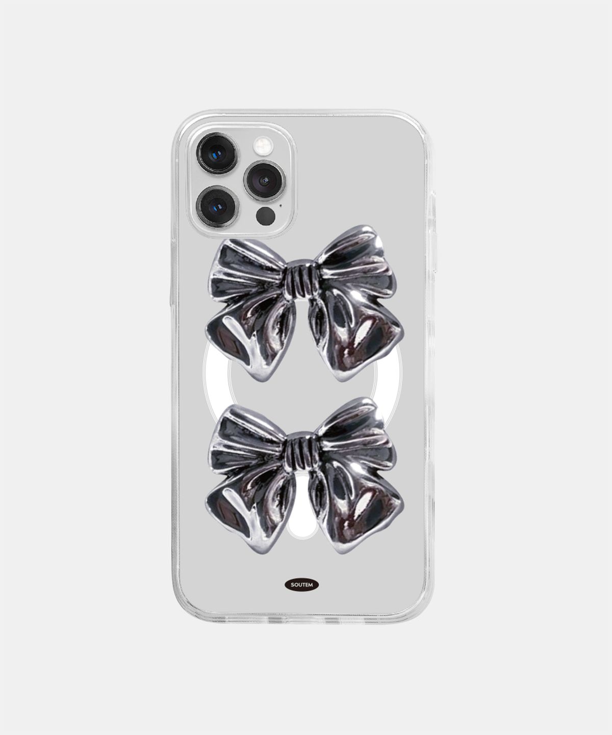 소유템(SOUTEM) [Magsafe] Silver Garden Phone Case_Clear