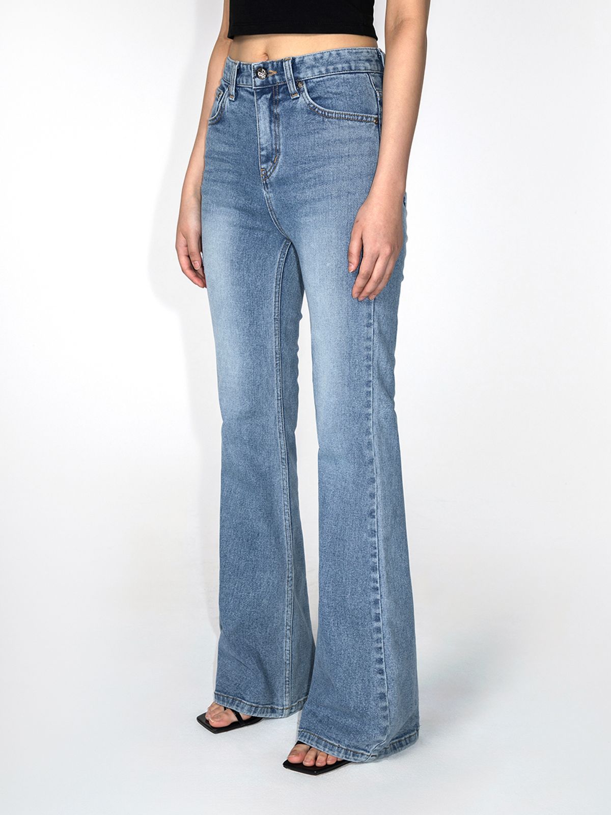 와이이이엘(YEEL) BASIC BOOTS CUT PANTS DENIM