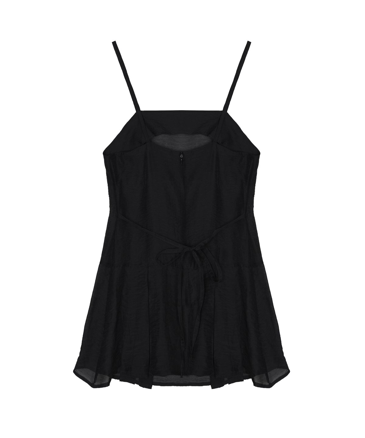 닉앤니콜(NICK&NICOLE) SHEER LAYERED STRAP DRESS_BLACK