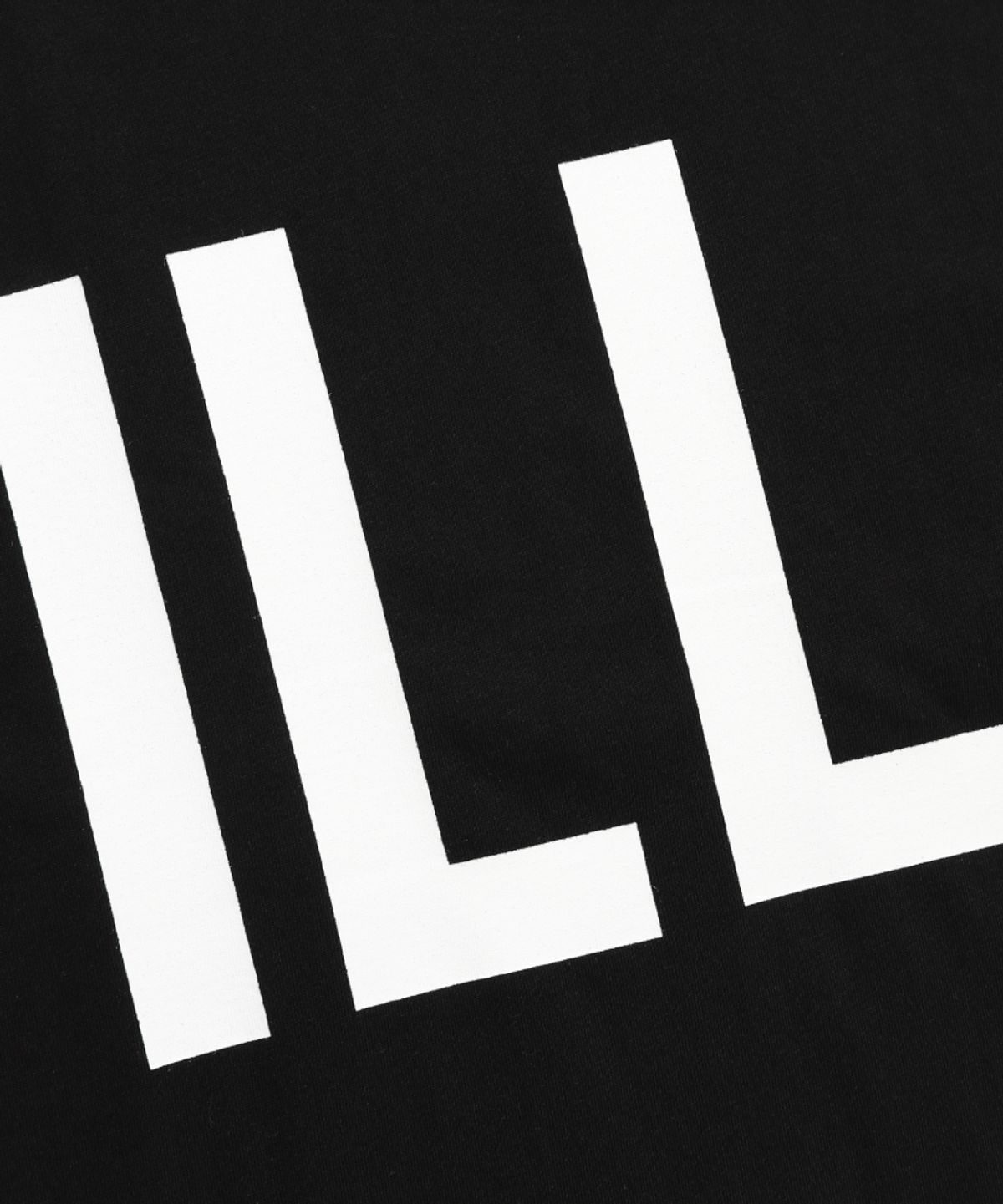 일레딧(ILLEDIT) ILL INITIAL T-SHIRTS BLACK