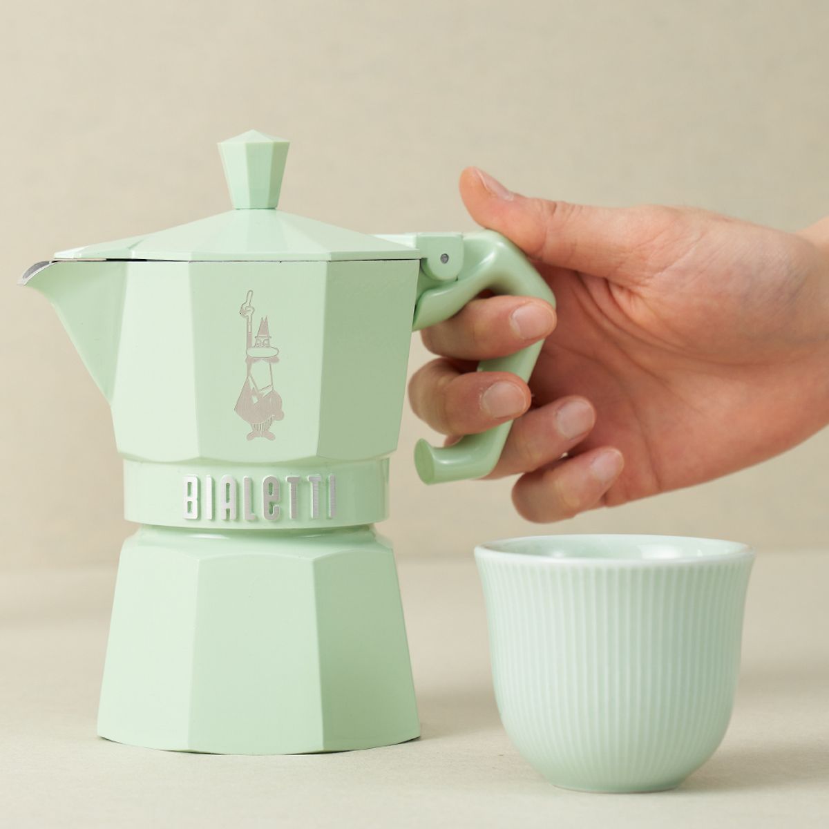 비알레띠(BIALETTI) 모카 익스클루시브 그린 3컵