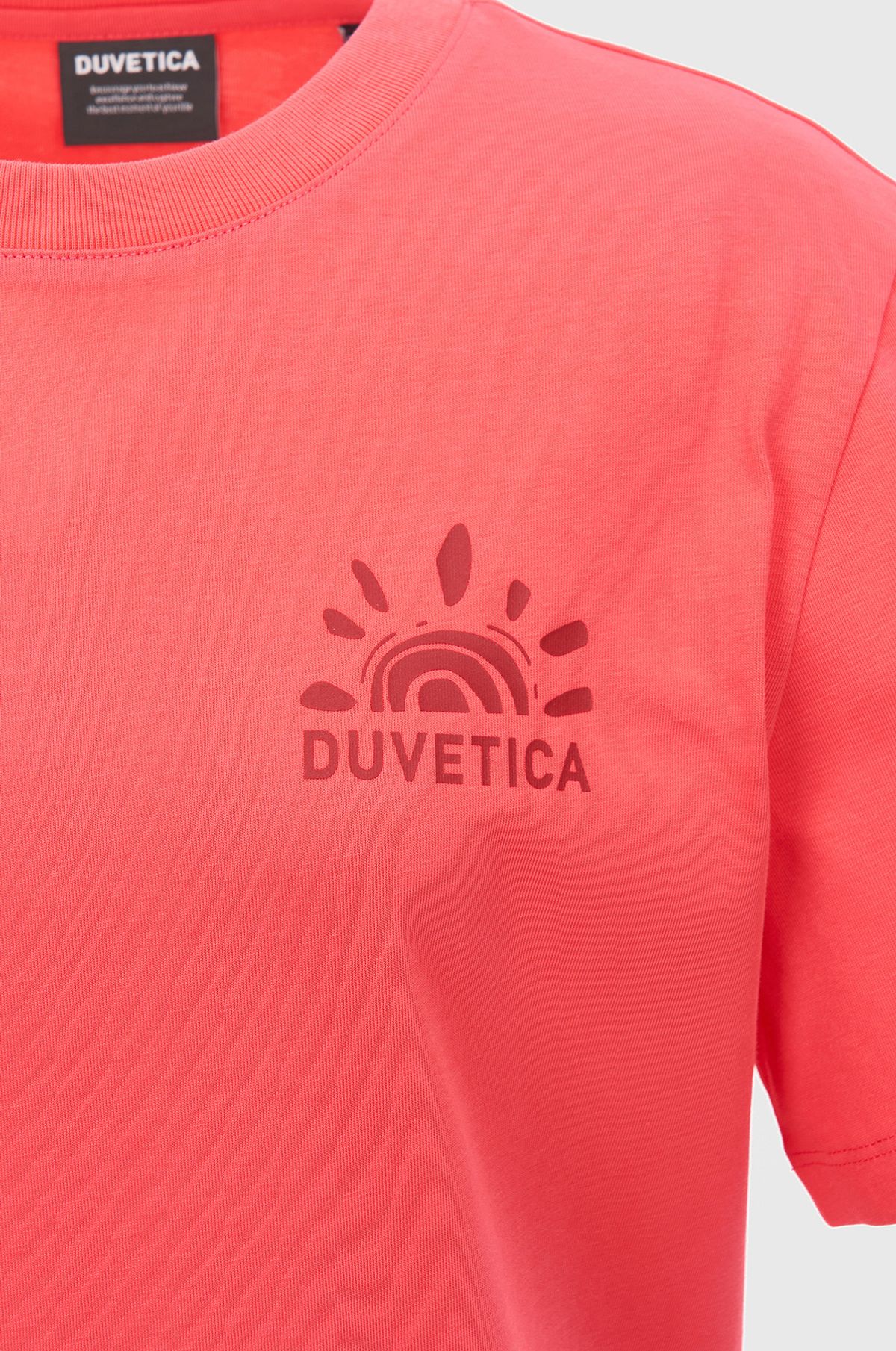 듀베티카(DUVETICA) 타이니 W(라이트 레드)(여성 반팔티셔츠)