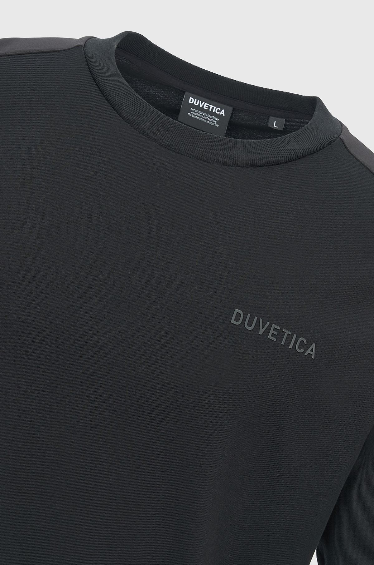 듀베티카(DUVETICA) 페릴(블랙)(남성 반팔티셔츠)
