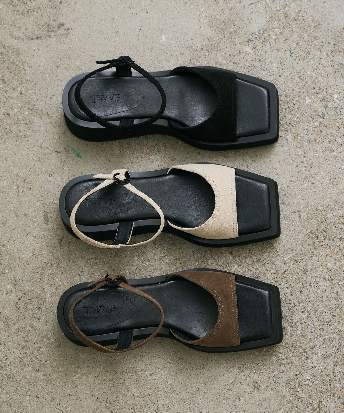 트윗비피(TWVP) 리안 플랫폼 샌들 베이지 Lian Platform Sandals 24S83BE